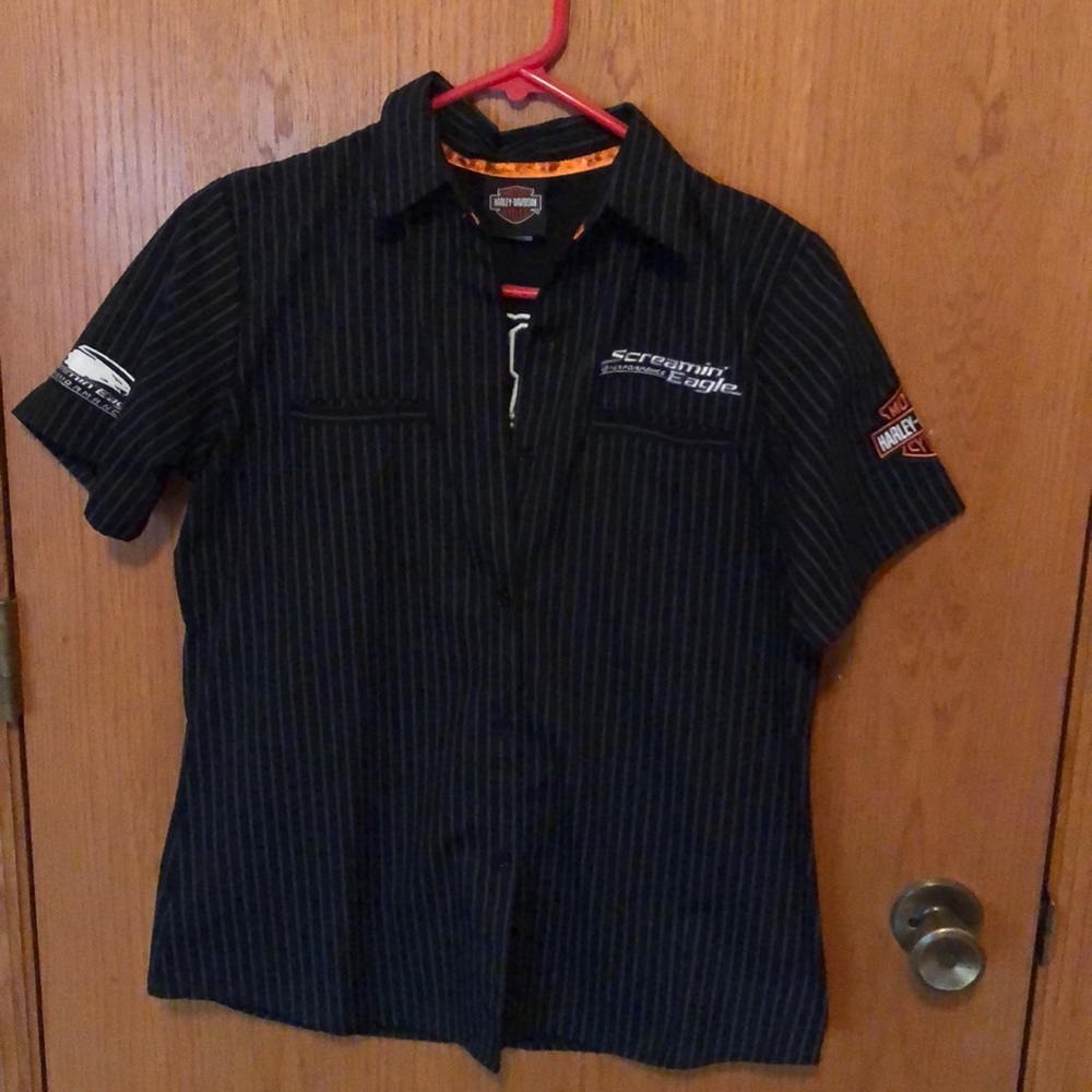 Harley Davidson button up
